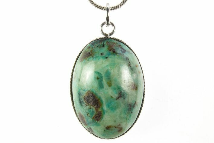 Chrysocolla & Malachite Pendant (Necklace) - Includes Chain #327655
